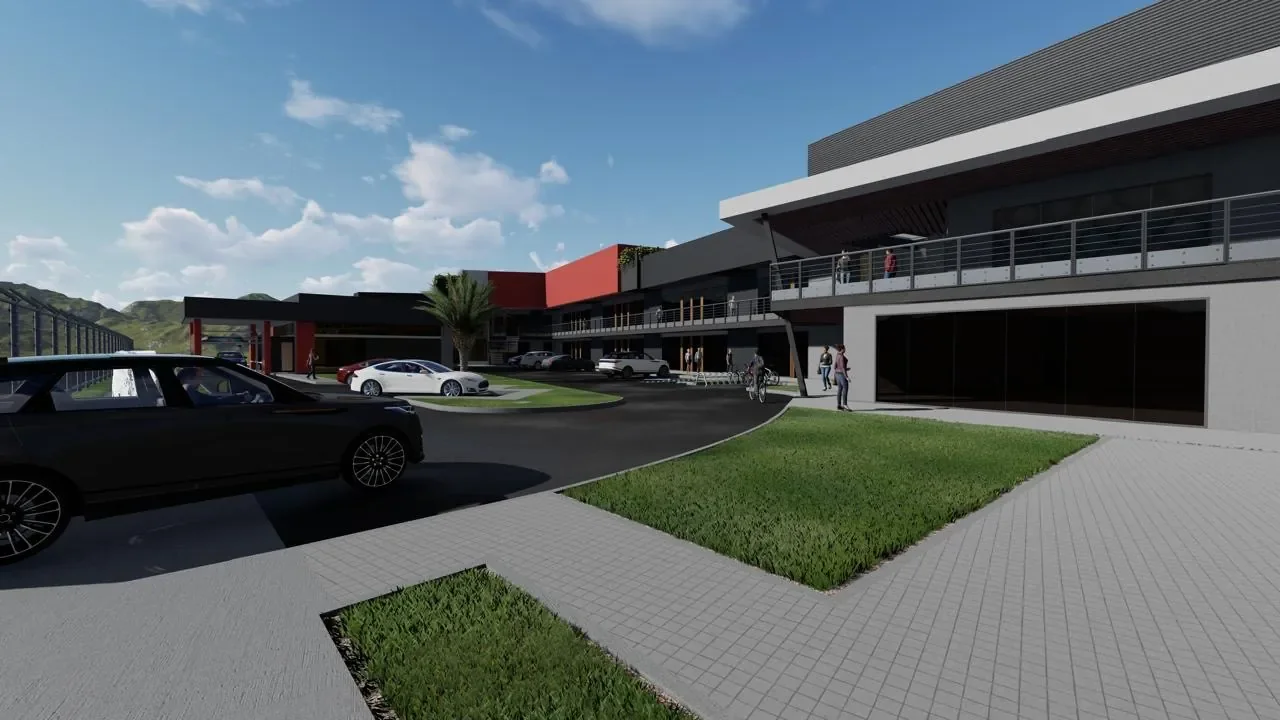 Acceso al segundo nivel de Open Boulevard Coltauco