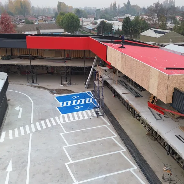 Avance de obra desde el aire